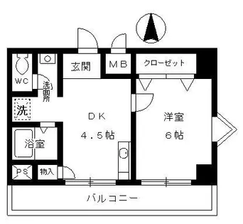 サニーコート日暮【3階】の間取り