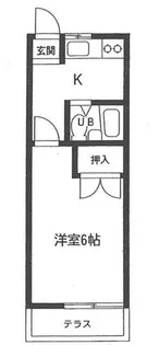 紅ビルコーポ【22号室】の間取り