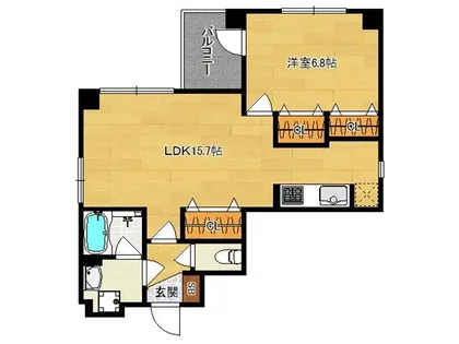 ウエスティ東山【3階】の間取り