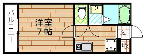 MPSハイツ【1階】の間取り