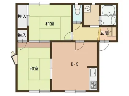 コーポたんぽぽ【201号室】の間取り
