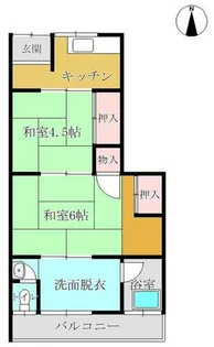 京都府京都市南区吉祥院西浦町【アパート】の間取り