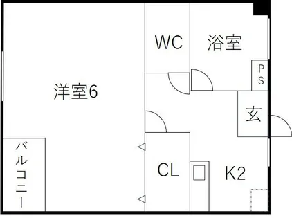 愛知県名古屋市中村区牛田通1丁目【マンション】の間取り