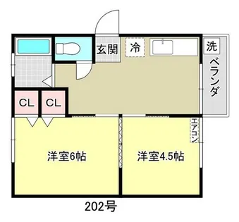 愛知県名古屋市中村区松原町5丁目【アパート】の間取り