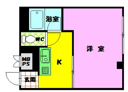大阪府大阪市生野区新今里1丁目【マンション】の間取り
