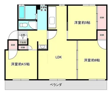 SOCIA【211号室】の間取り