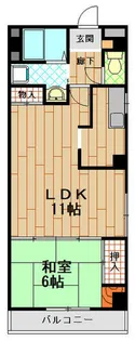 ハーモニーA【4階】の間取り