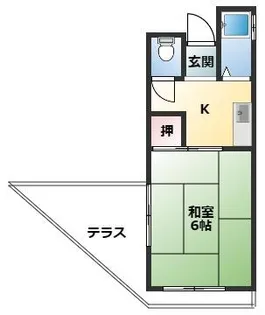 サンシャインヴィラⅠ【205号室】の間取り