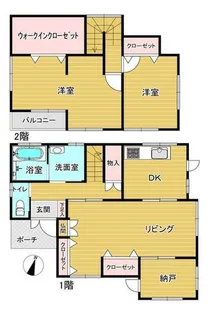 福岡県糸島市志摩師吉【一戸建】の間取り