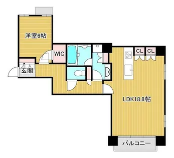 京都府京都市下京区郭巨山町【マンション】の間取り