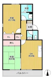 フレンド灘北【3階】の間取り