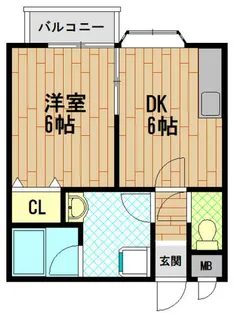 グレース一番館【2階】の間取り