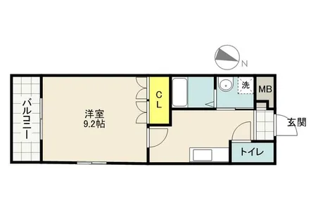 ハイツフロール【101号室】の間取り