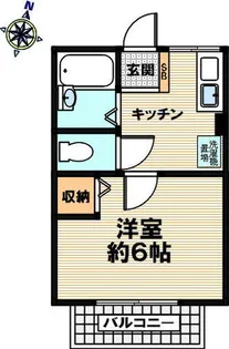 ベアハイツ【101号室】の間取り