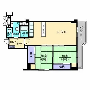 北海道札幌市中央区南一条西27丁目【マンション】の間取り