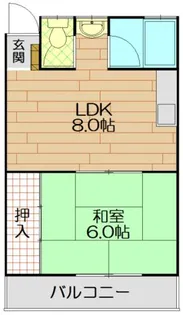 グラッツオハイツ【203号室】の間取り