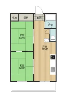 石田ビル【4階】の間取り