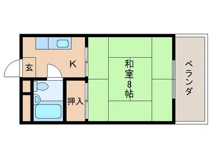 伯太ハイツ【205号室】の間取り