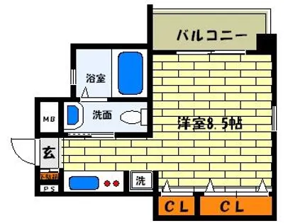 兵庫県神戸市東灘区深江本町3丁目【マンション】の間取り