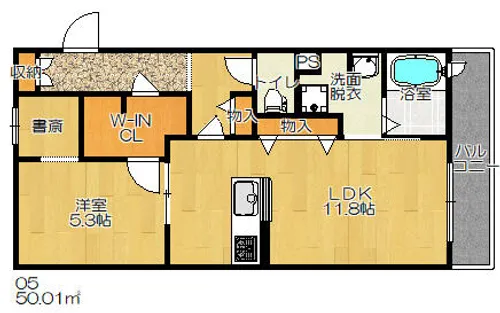 ルヴニール【1階】の間取り