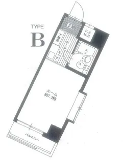 豊国久留米駅前スカイマンション【4階】の間取り