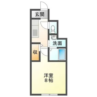 パークサイドイン桃山【103号室】の間取り