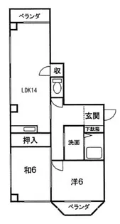 愛知県春日井市若草通2丁目【マンション】の間取り