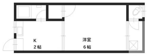 白川ハイツ【2号室】の間取り
