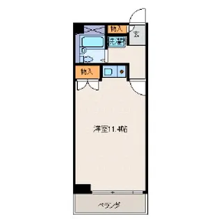 船原町コーポ【3階】の間取り