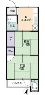 岡口文化【1号室】の間取り