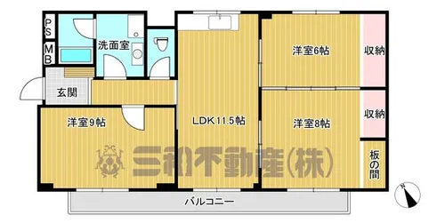 丸一ビル【3階】の間取り
