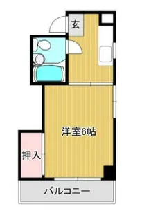 イヌイビル【2階】の間取り