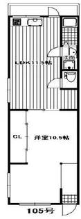 寺口マンション【2階】の間取り