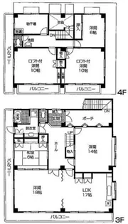 ラヴィーヌ大原A館【301号室】の間取り