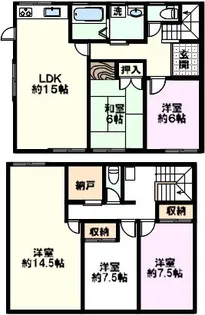 兵庫県神戸市中央区中尾町【一戸建】の間取り