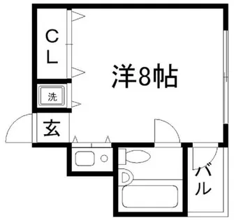 兵庫県神戸市灘区水道筋4丁目【マンション】の間取り