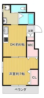 S Sル ゼフィールLL【301号室】の間取り