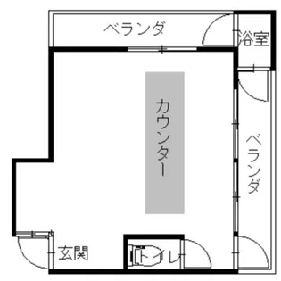 あさだ荘【22号室】の間取り