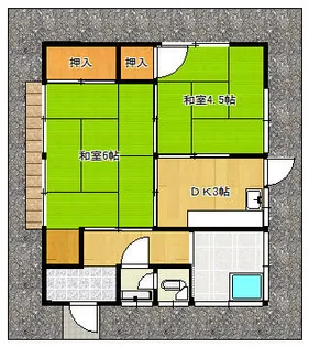 福岡県北九州市八幡西区則松6丁目【一戸建】の間取り