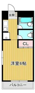 エクセルシオール高砂【605号室】の間取り