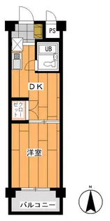 ダイアパレス辻町【2階】の間取り