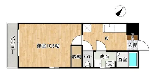 MIYABIROU【2階】の間取り