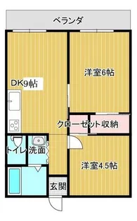 グリーンハイツ【2階】の間取り