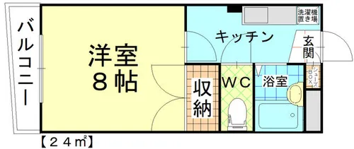 コンフォート九工大前【3階】の間取り