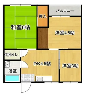 松ケ坂荘【2階】の間取り
