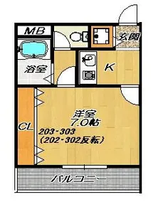 デュエット【2階】の間取り