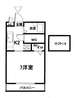 イワコウビルⅤ【302号室】の間取り