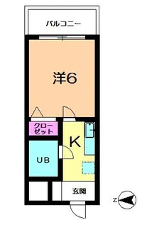 ブルグヤブウチ2号館【108号室】の間取り
