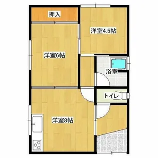 千葉アパート【2階】の間取り