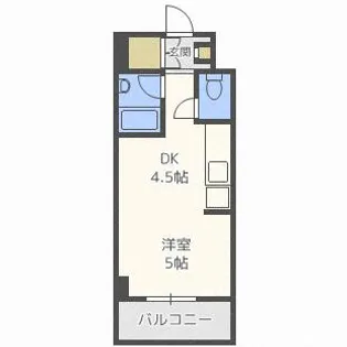 Lハイム豊平公園【706号室】の間取り